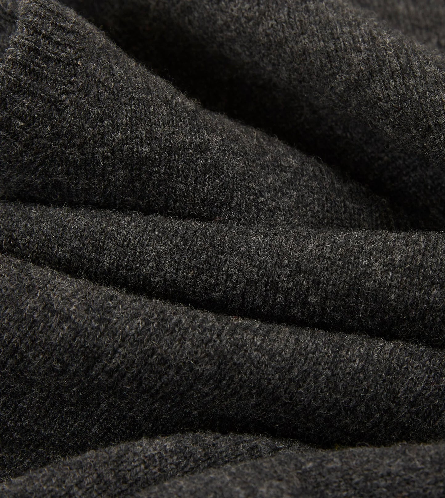 Lambswool Sleeveless Cardigan - Charcoal