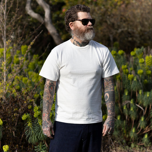 Short Sleeve Crewneck Tee - White