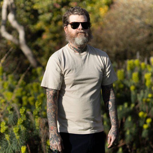 Oat Milk SS Crewneck Tee