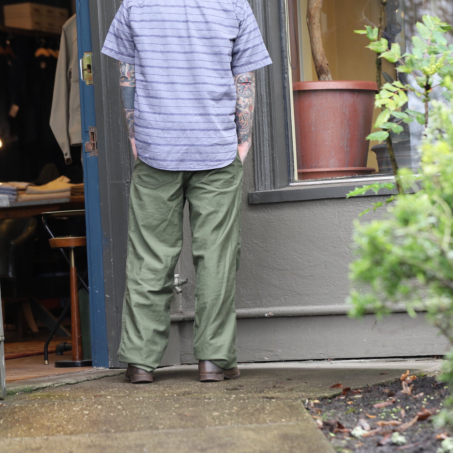 107 GI Chinos - West Point Olive