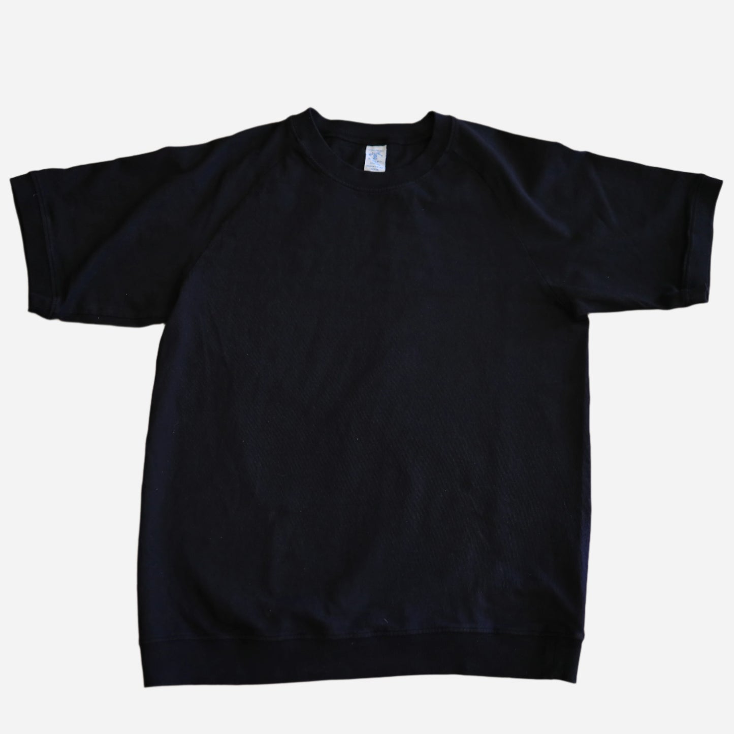 14/1 Pigment Short Sleeve Raglan Tee - Jet Black