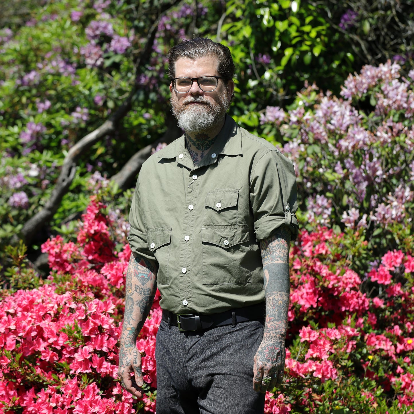Town & Country Safari Shirt - Sage