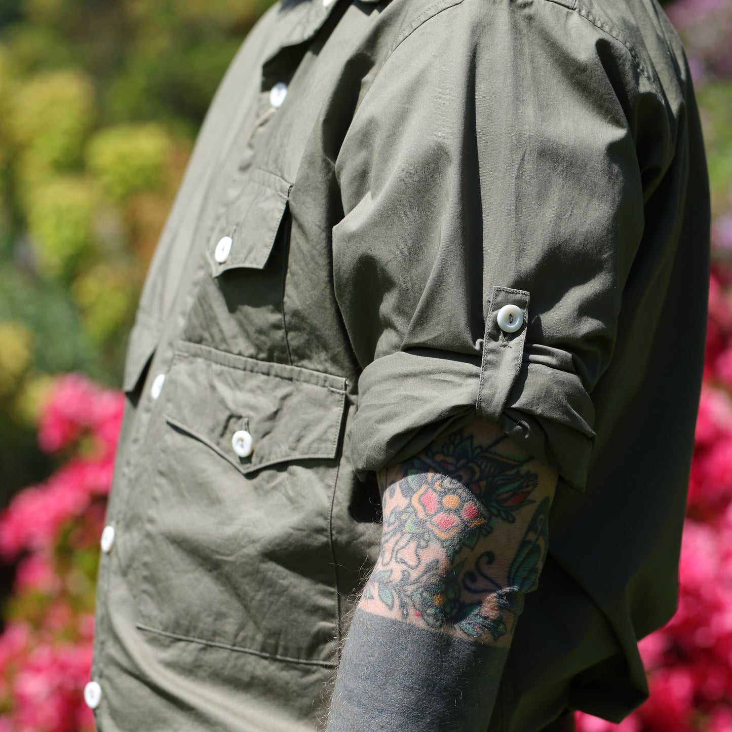 Town & Country Safari Shirt - Sage