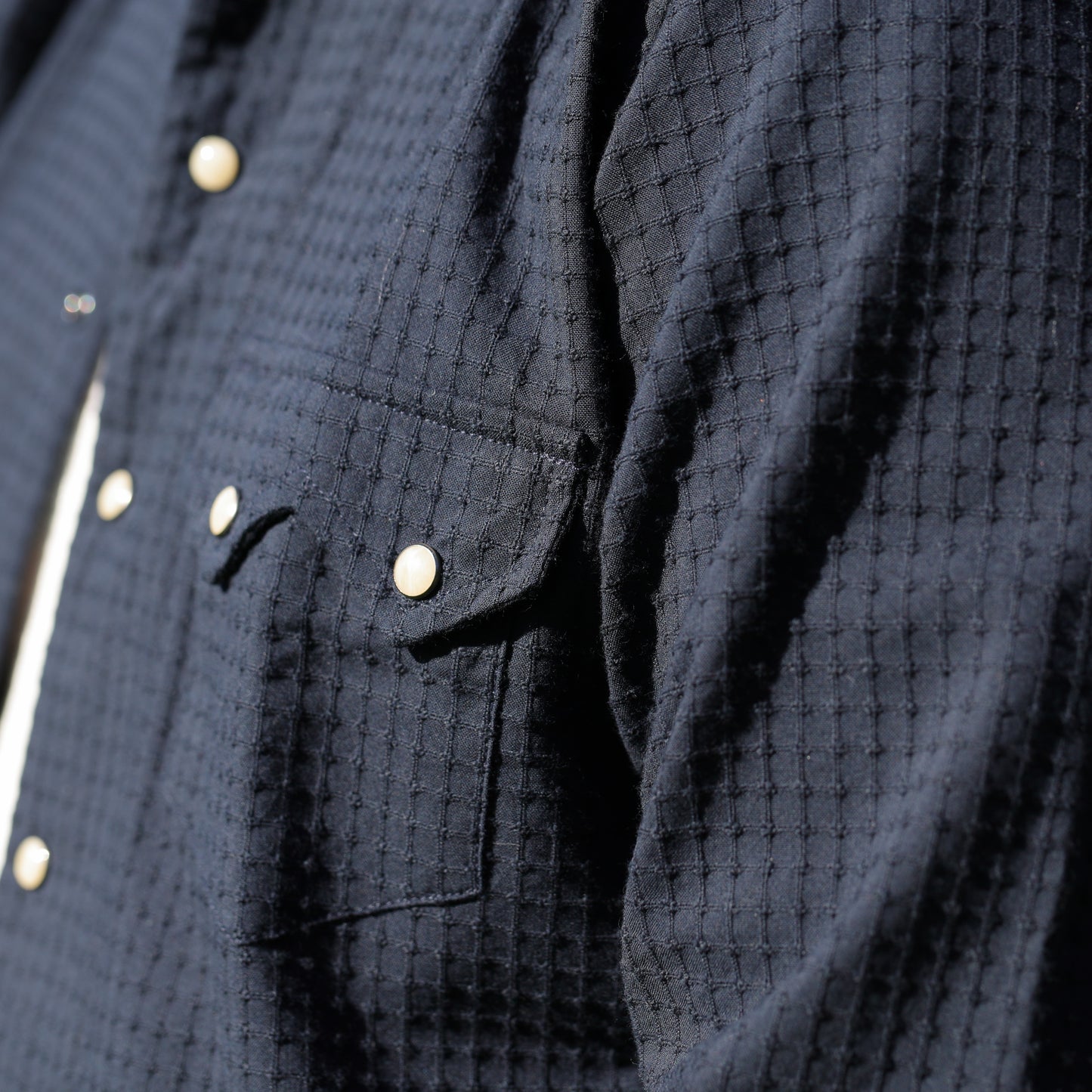 Bishop Open Collar - Midnight Blue