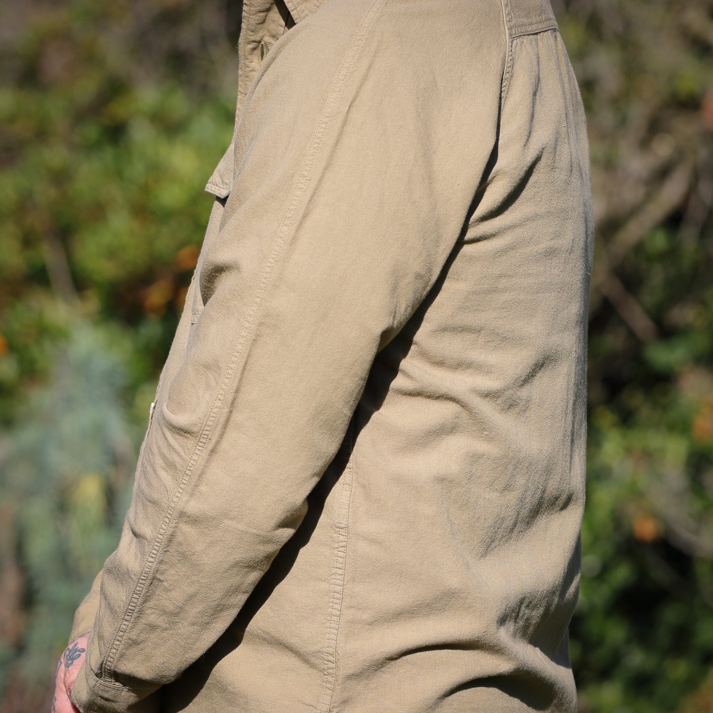 Heimat Cotton Hemp Work Shirt - Desert