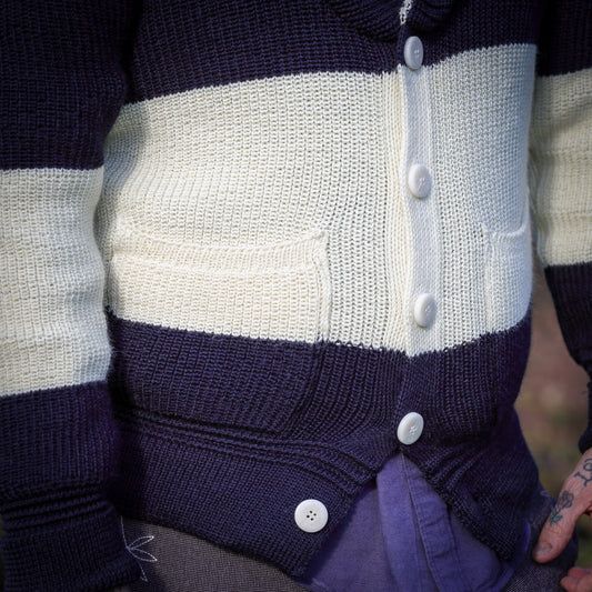 Signal Eiger Cardigan - Ink/Seashell