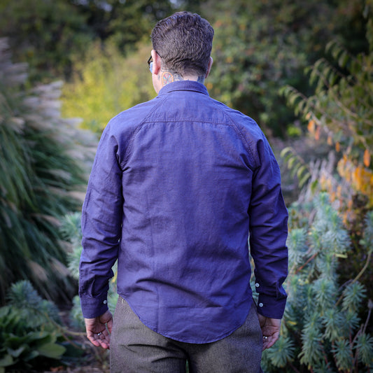 Heimat Cotton Hemp Work Shirt - Ink