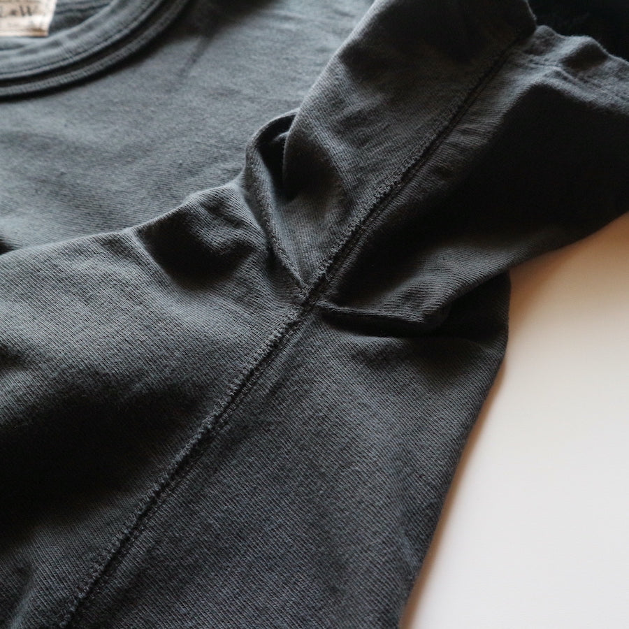 Loopwheeled Double Binder Tee - Antique Black