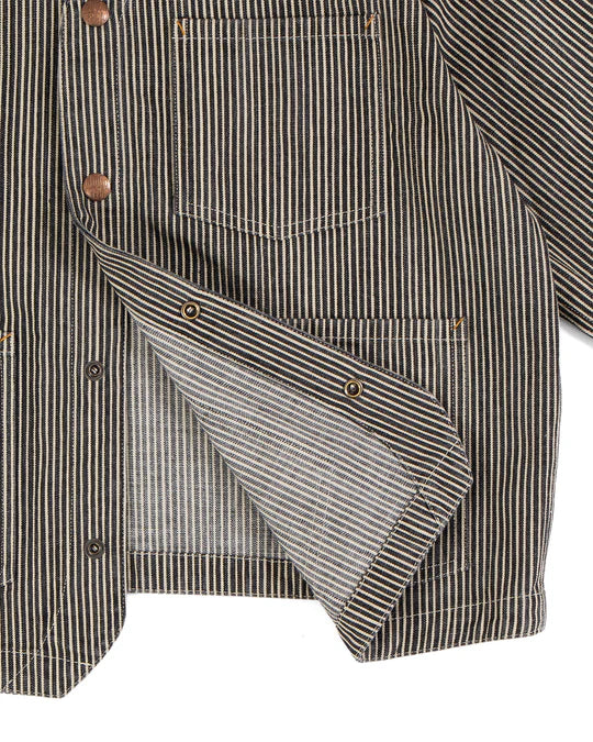 Cobb Shirt Hickory Stripe - Black/White