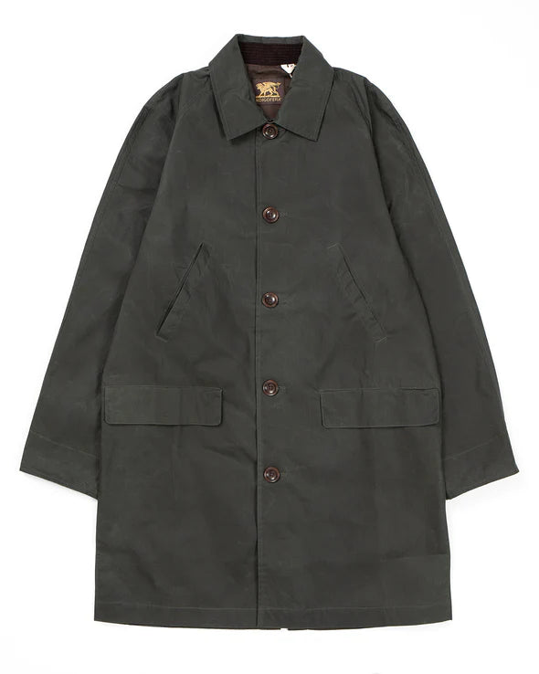 Indigofera Raven Coat - Waxed Cotton Twill