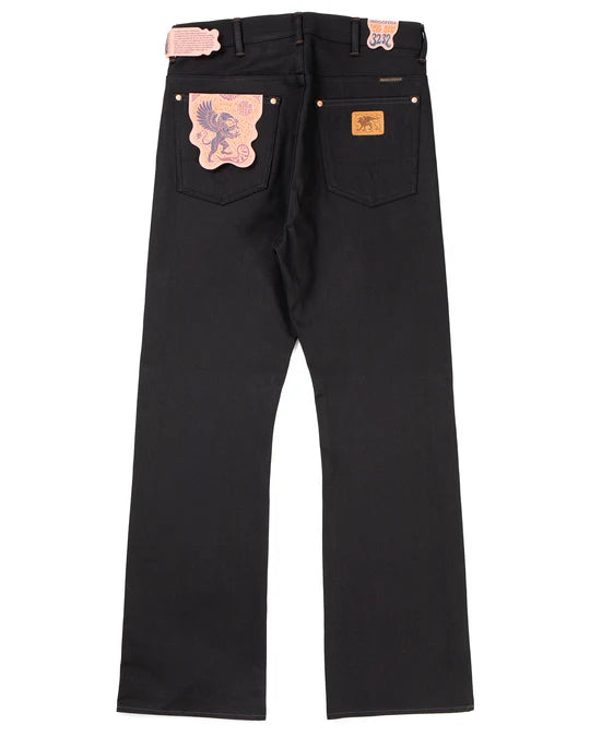 Wyatt Jeans Uneven Broken Twill - Black (Raw)