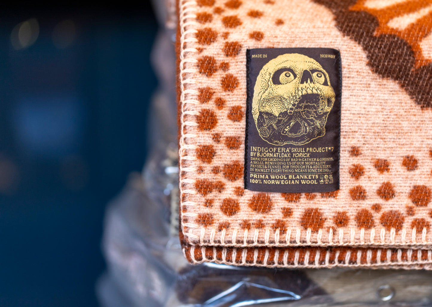 Indigofera x Bjorn Atldax Wool Blanket - Yorick