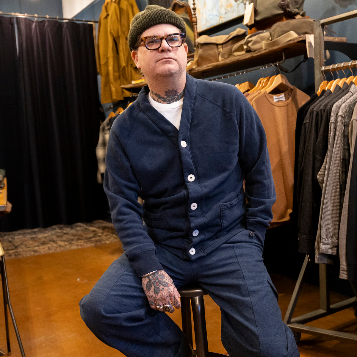 Freedom Cardigan - Navy