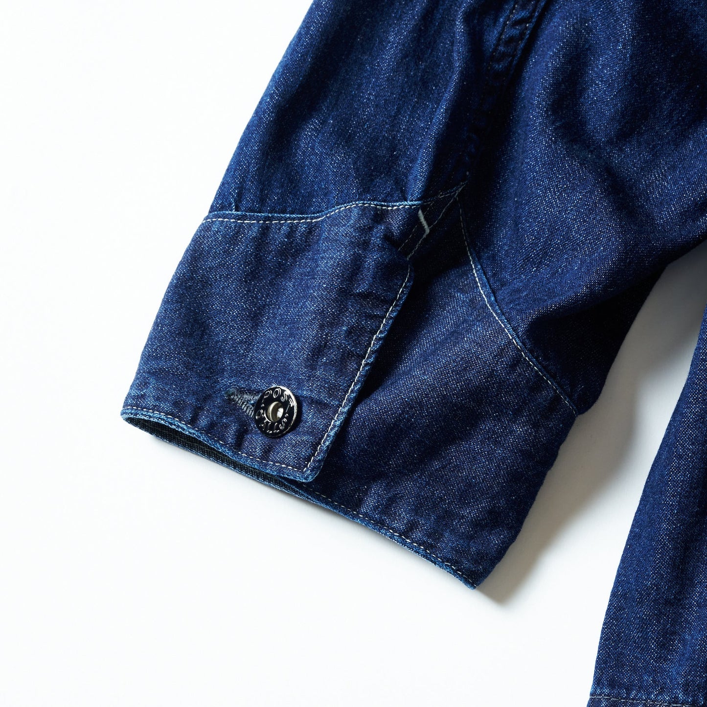 POST 45 Collarless Coverall - Indigo deep wash