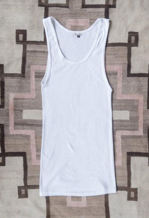 Cotton Ribbed Tank Top