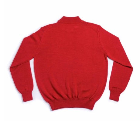Deck Sweater Merino Wool - Safety Red