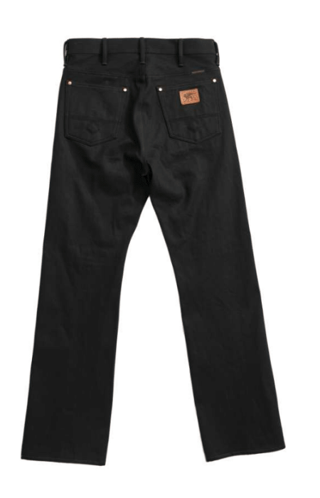 Wyatt Jeans Uneven Broken Twill - Black (Raw)