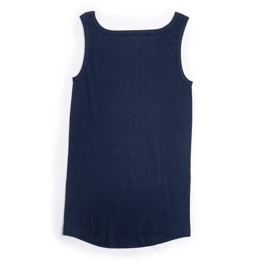 Fine Rib Tank Top - Ink