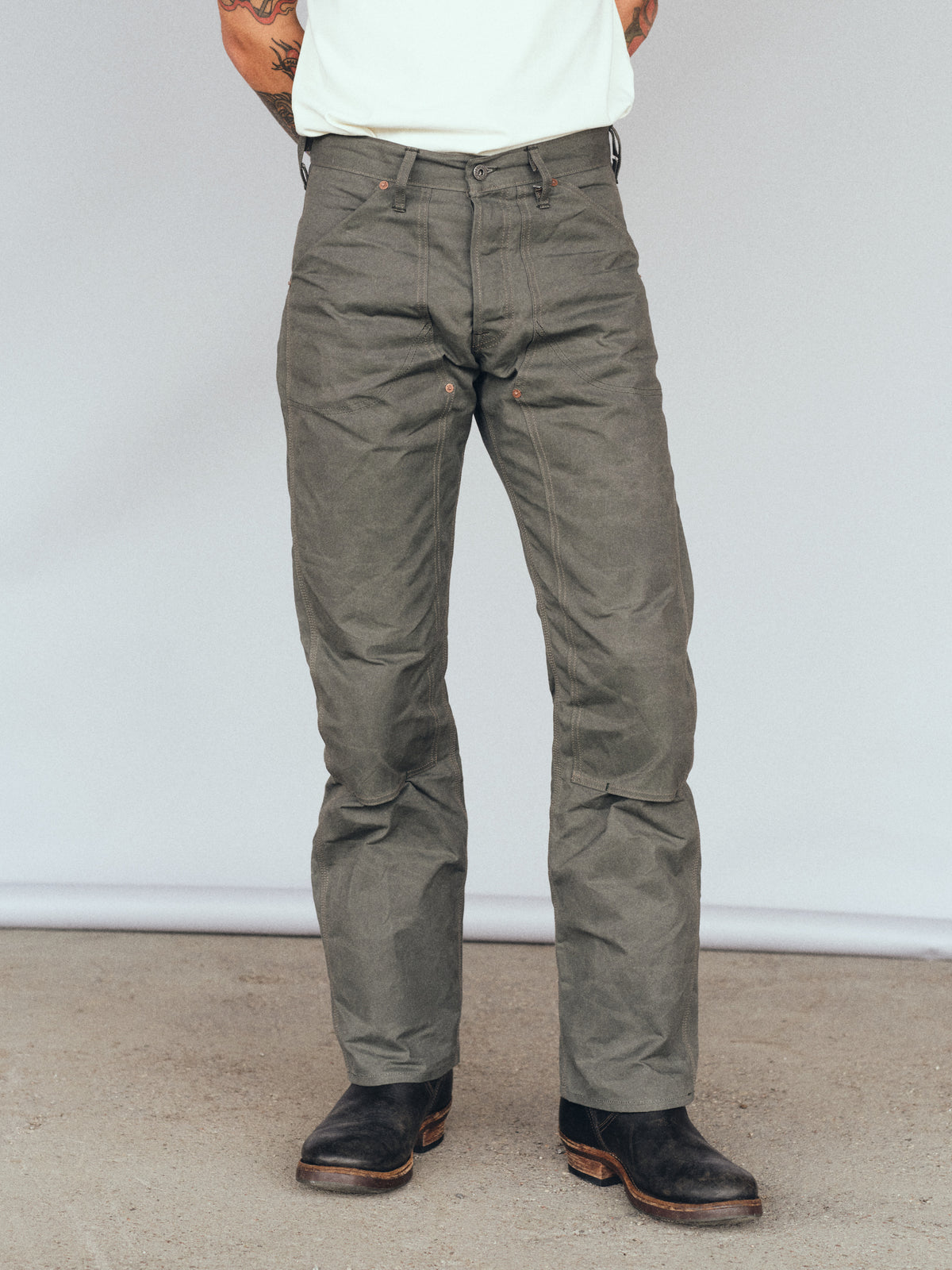 Wendell Coated Canvas Pants