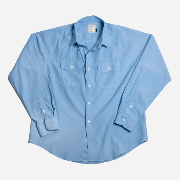 Arbeitshemd Work Shirt -Trail Blue