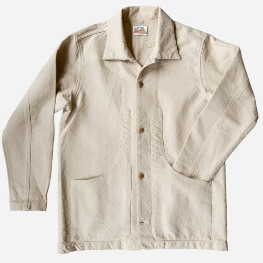 Rustic Plainweave Hunting Jacket - Natural