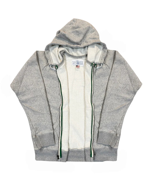 After Hood Zip Sweatshirt - Heather Grey