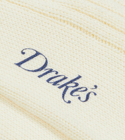 Sport Socks - Ecru and Red Stripe