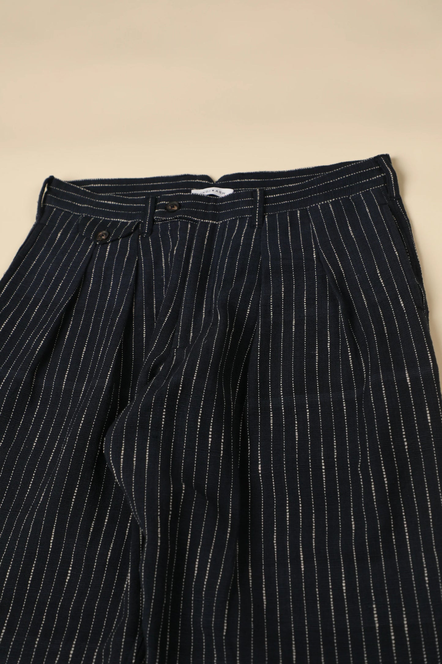 Shakoor Pant - Dark Indigo/Ecru