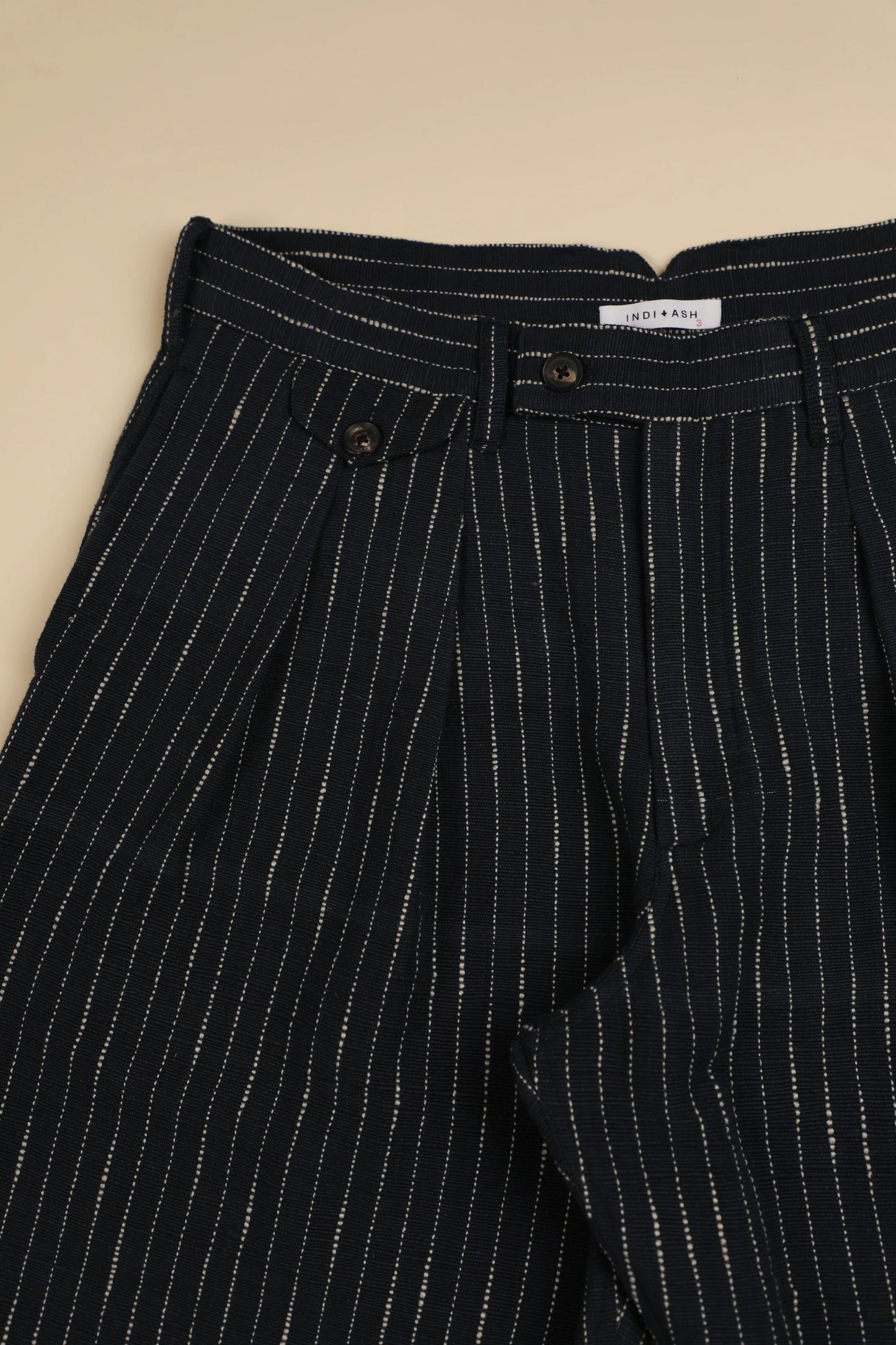 Shakoor Pant - Dark Indigo/Ecru