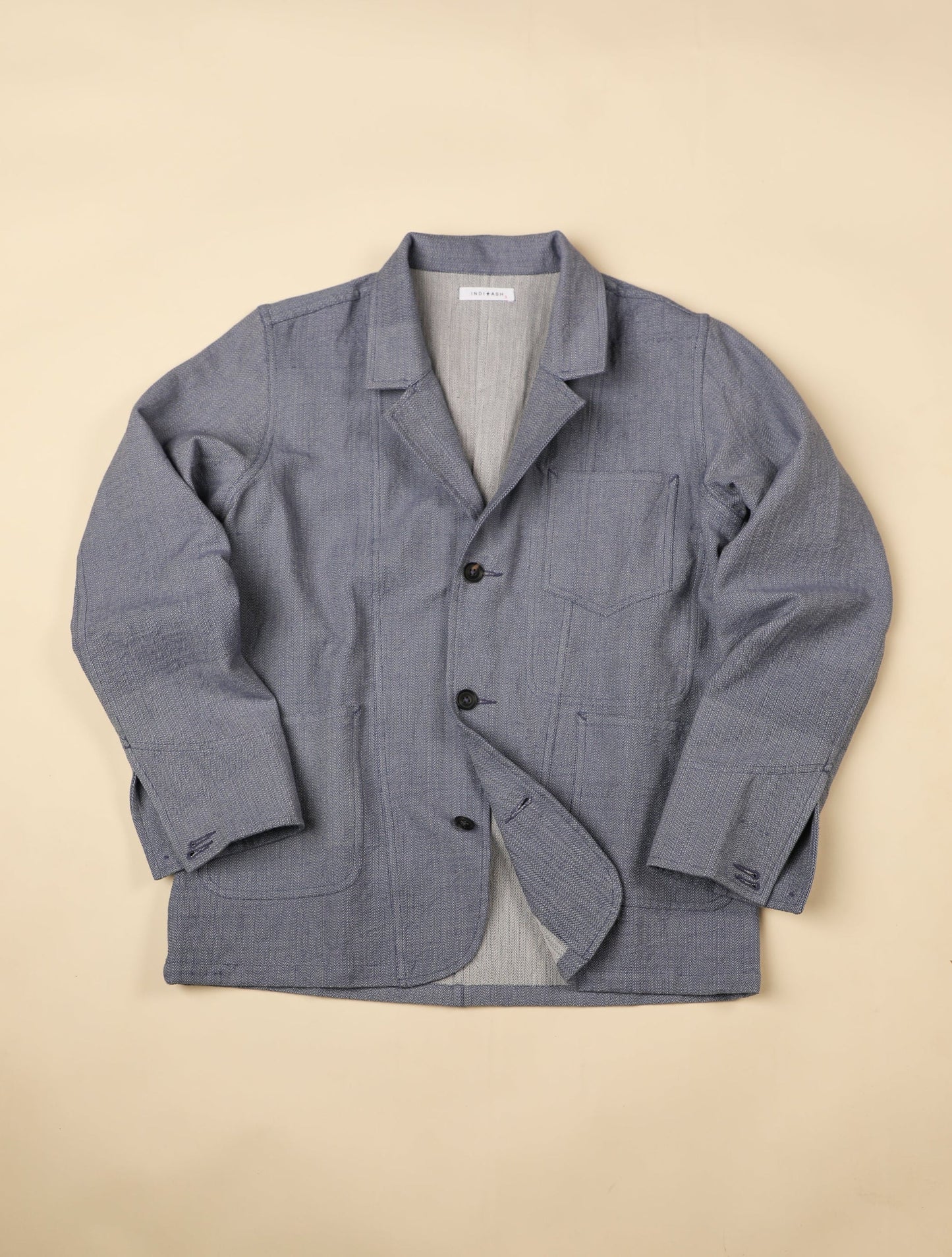 Study Jacket - French Blue/Natural