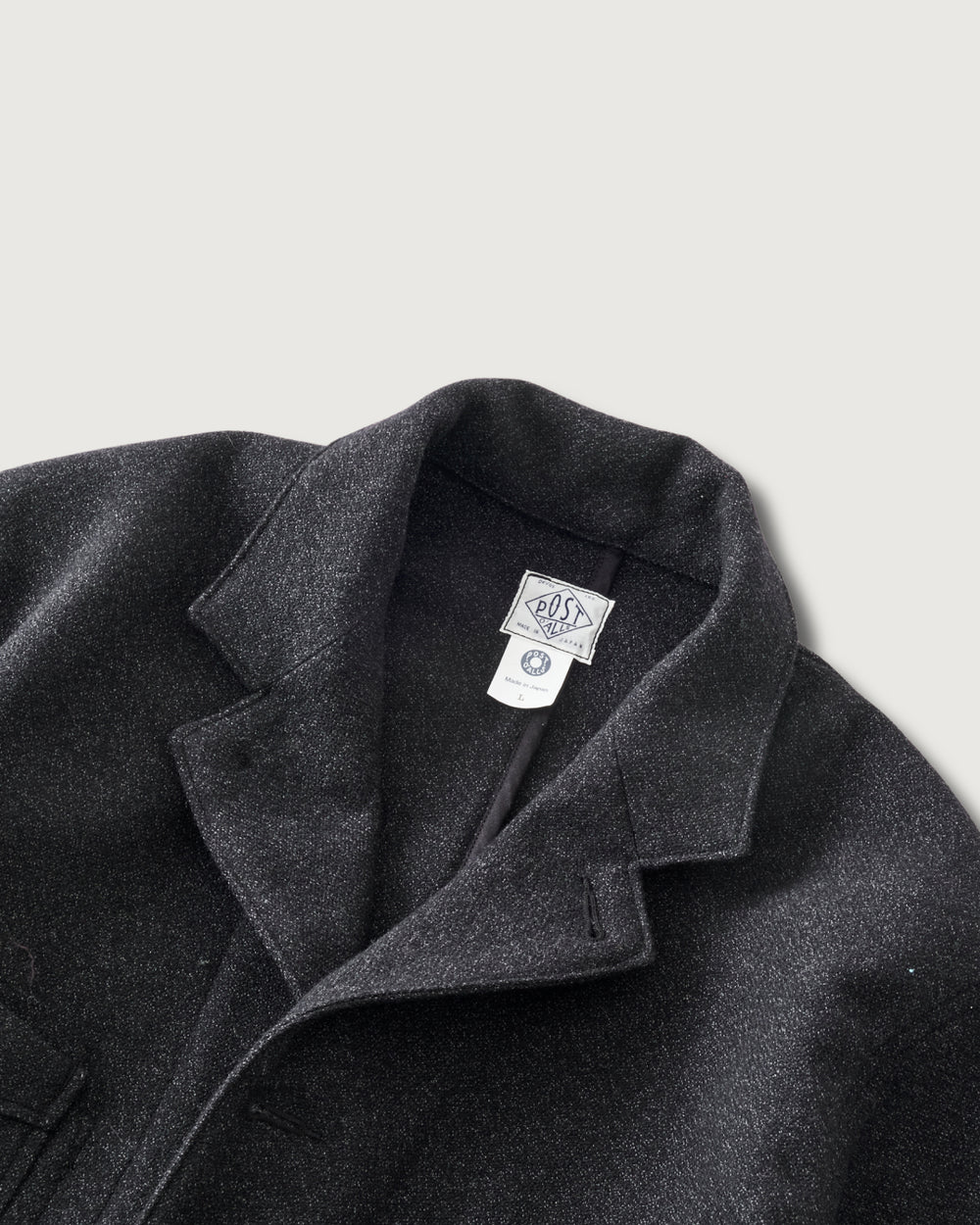 1930's Basket Tweed Wool Jacket - Charcoal