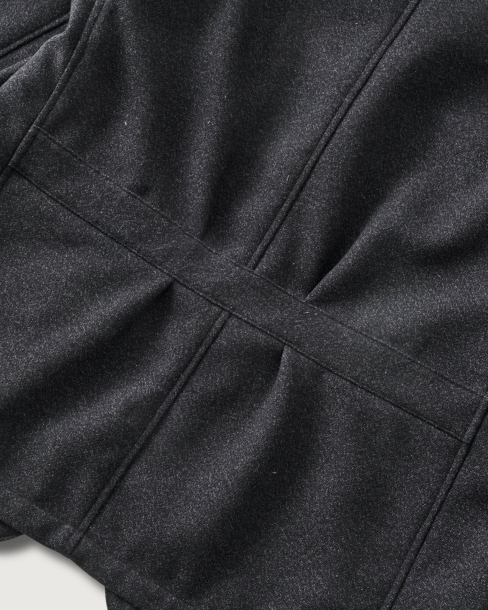 1930's Basket Tweed Wool Jacket - Charcoal