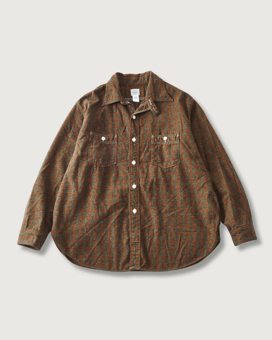 St. Louis Flannel - Plaid Orange Block