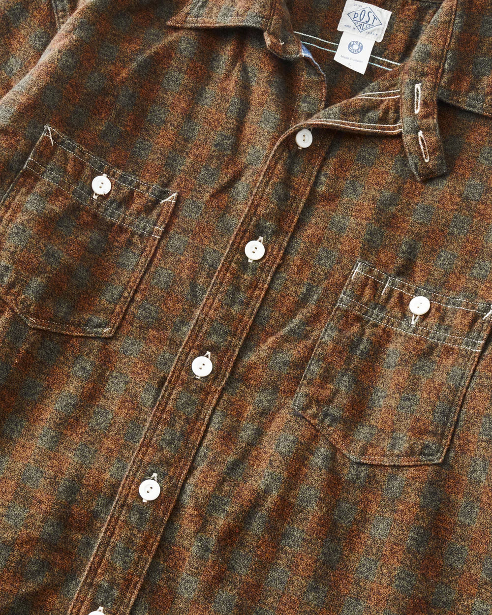 St. Louis Flannel - Plaid Orange Block