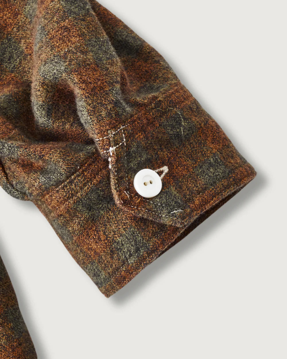 St. Louis Flannel - Plaid Orange Block