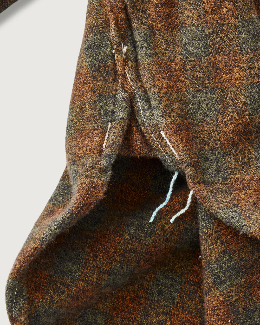 St. Louis Flannel - Plaid Orange Block