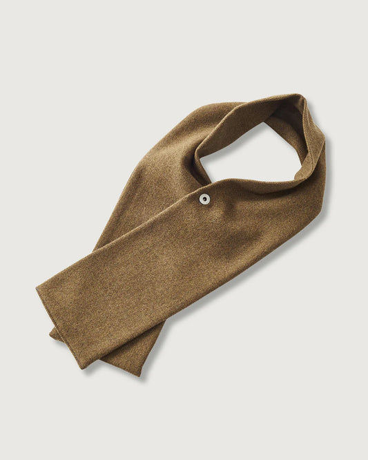 Scarf - Brown  Basket Weave