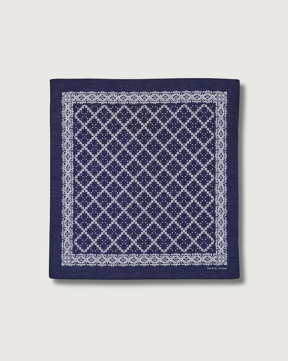 Stitch POST Bandana Hankie - Navy