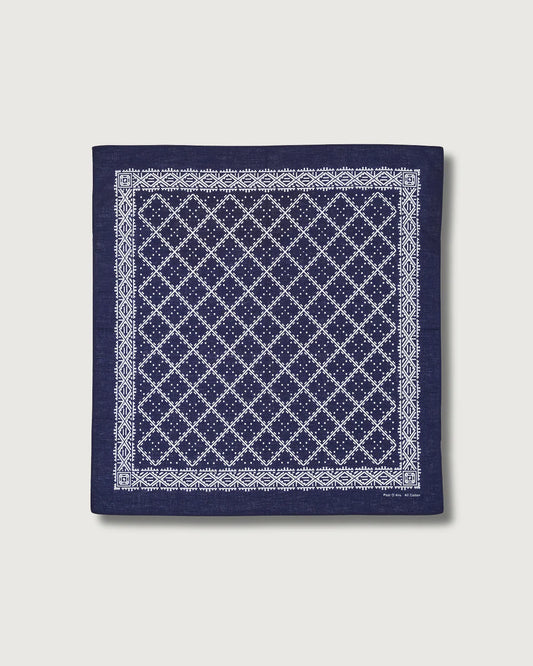 Stitch POST Bandana Hankie - Navy