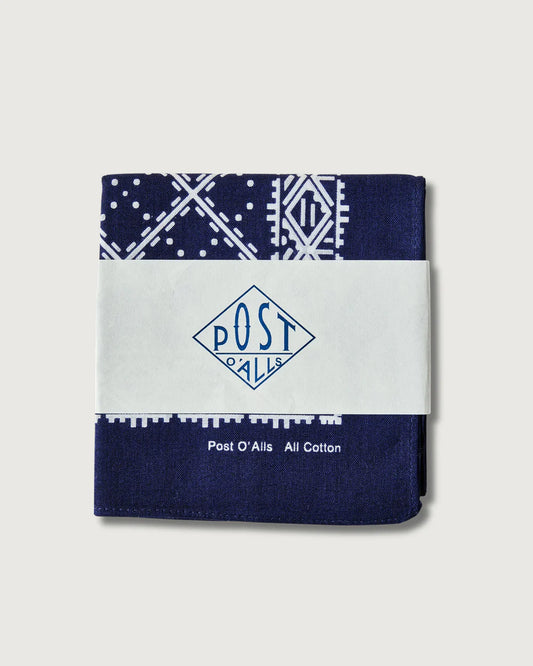 Stitch POST Bandana Hankie - Navy