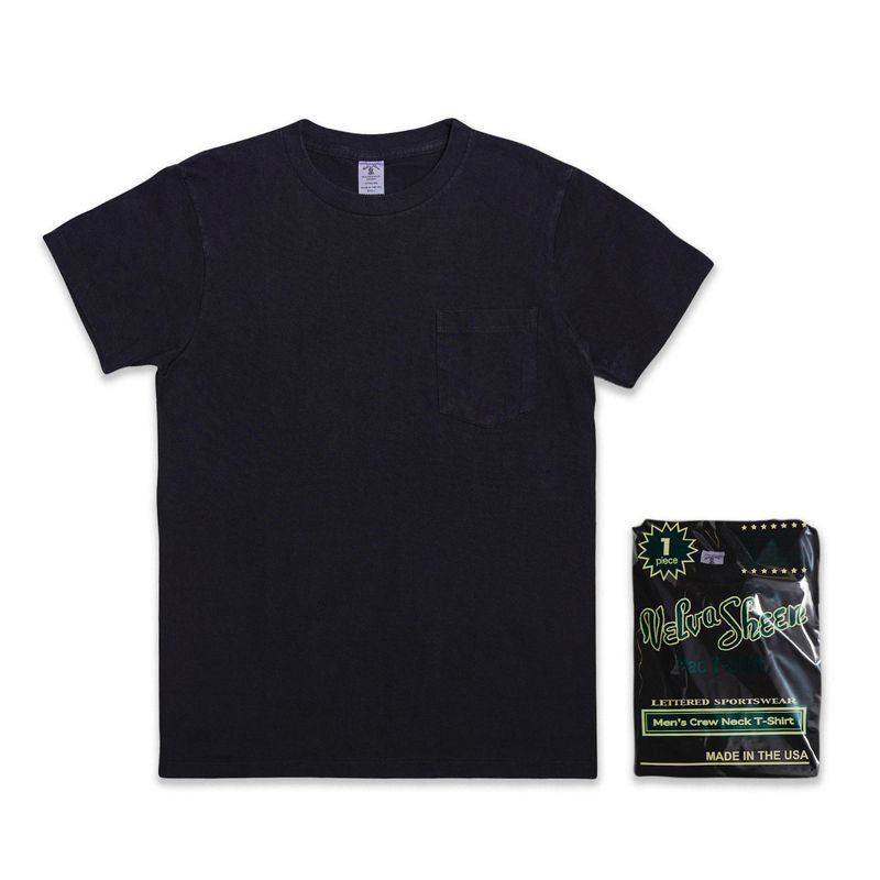 Velva Sheen Black Indigo Pocket Tee