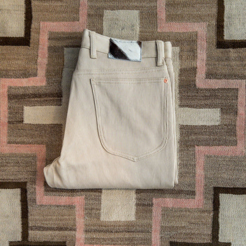 Bedford Cord Pants: Off White