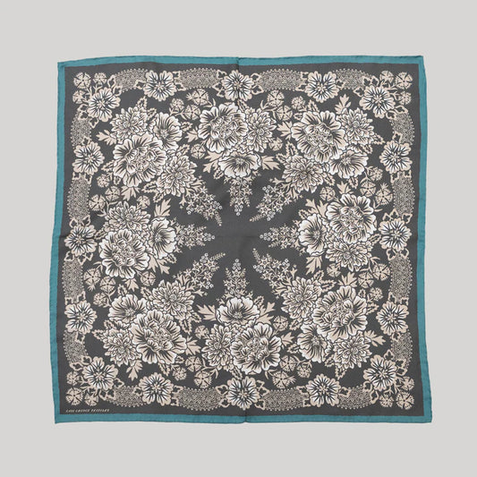 Silk Twill Scarf - Iron