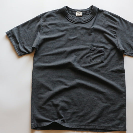 Loopwheeled Double Binder Tee - Antique Black
