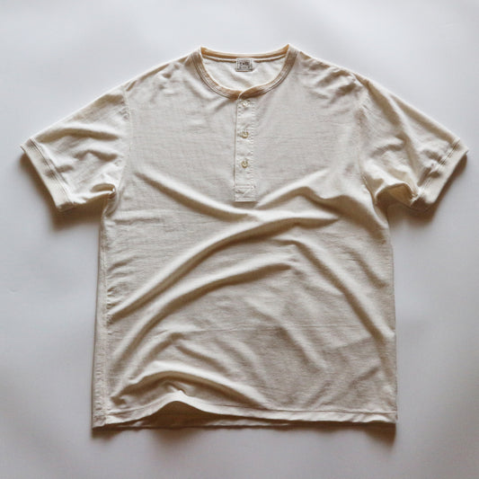 Loopwheeled Henley - Ivory