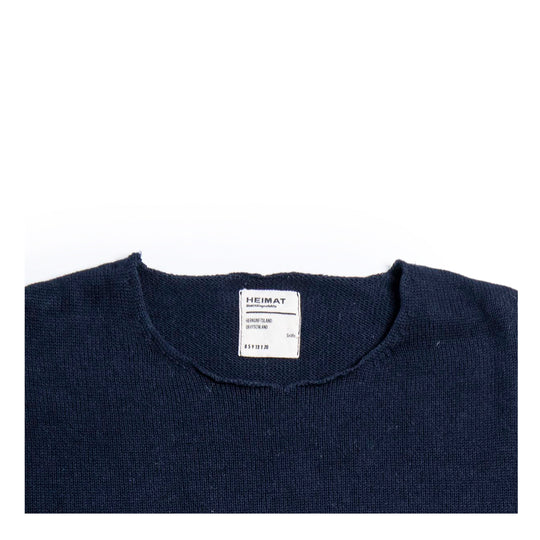 Cotton Linen Harbour Sweater - Ink