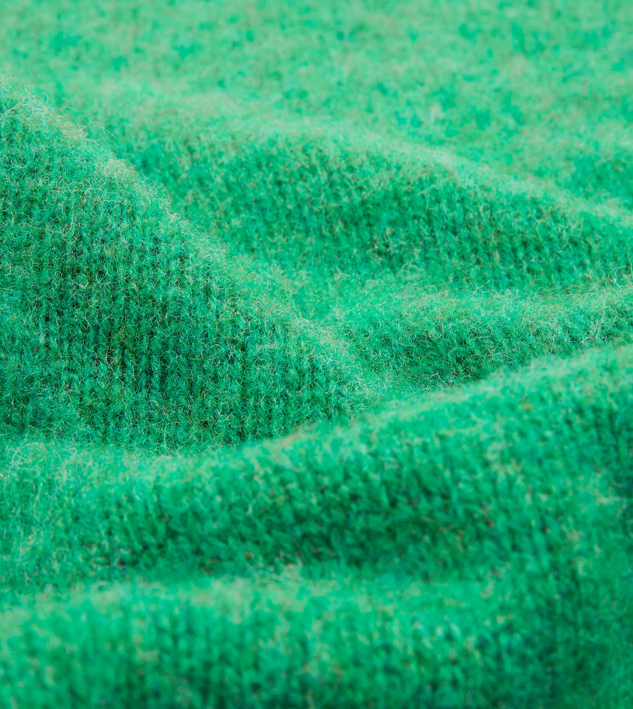 Brushed Shetland Cable Crew - PIXIE