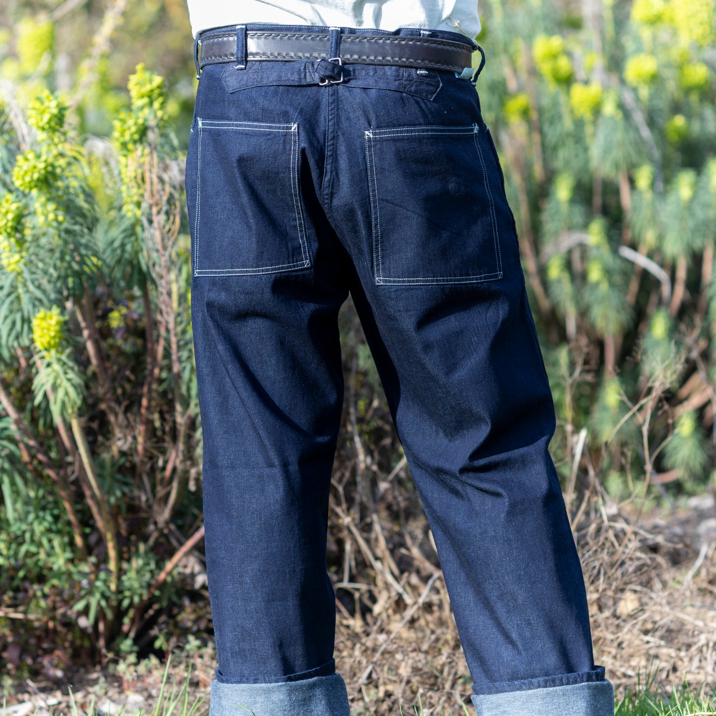 Sweetbear Bandtop 8oz Denim Pants - Dark Indigo