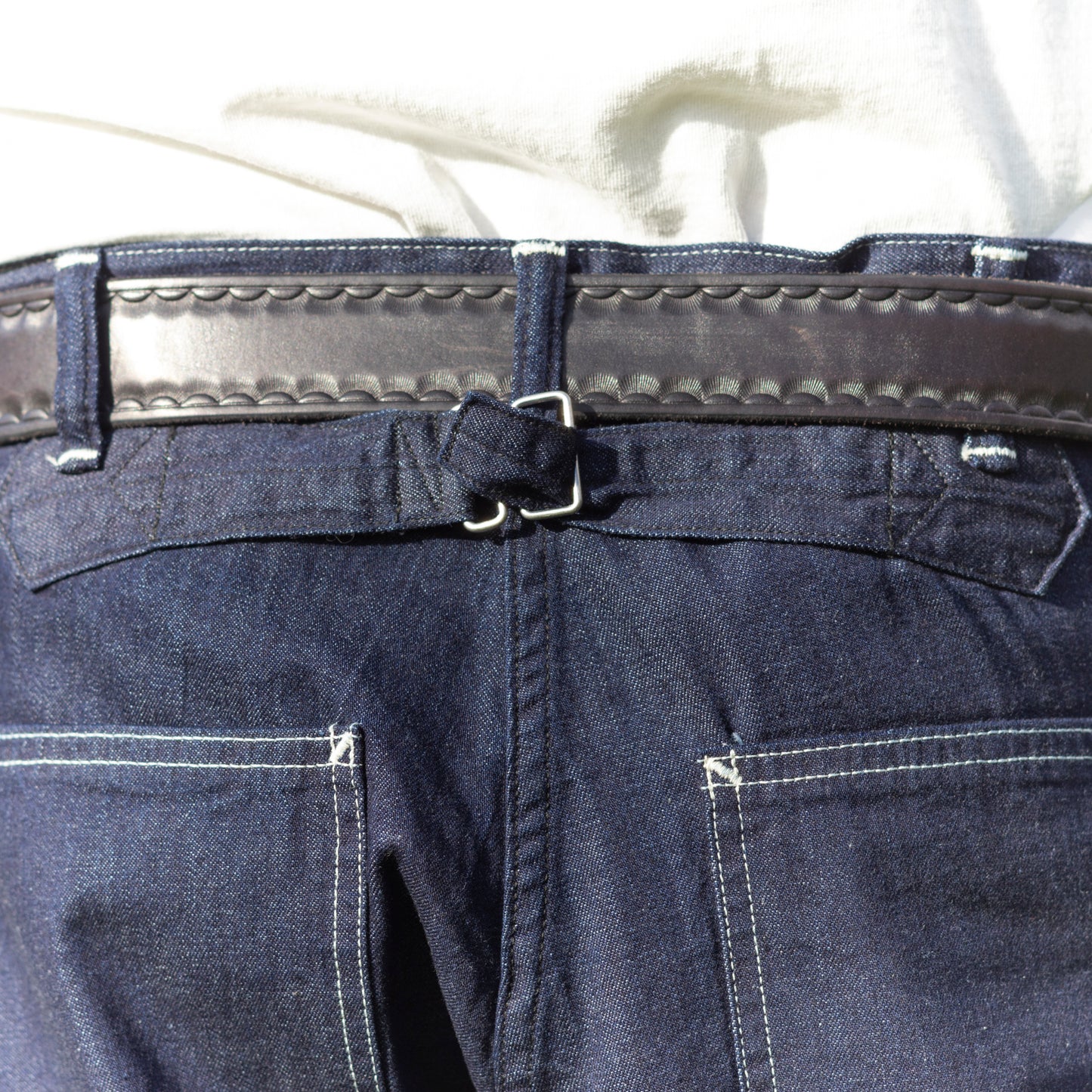 Sweetbear Bandtop 8oz Denim Pants - Dark Indigo