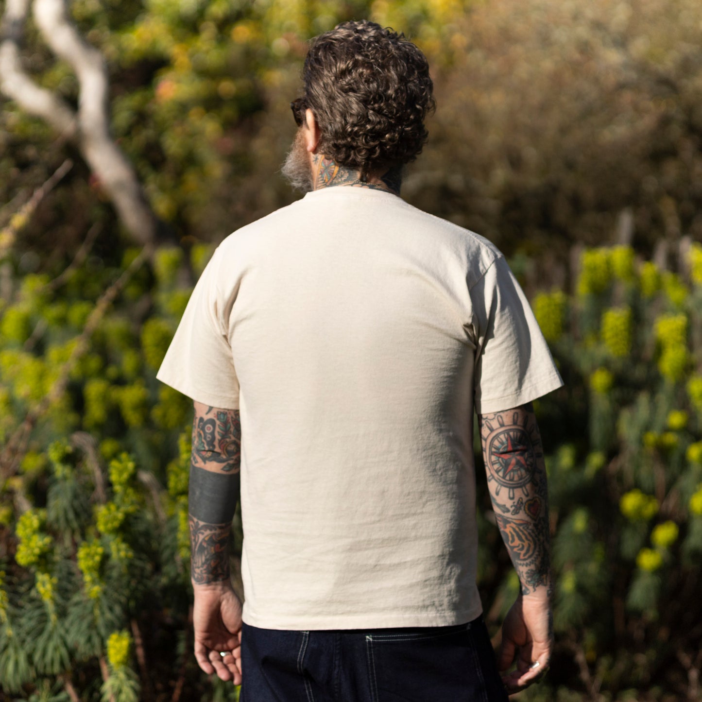 Oat Milk SS Crewneck Tee